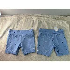 Girls blue Nike biker shorts size 6t
